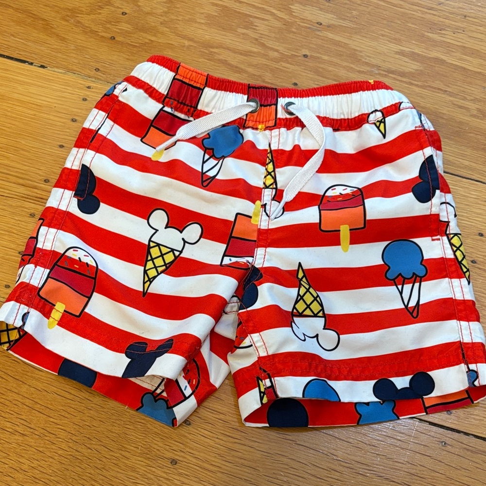 Hanna Andersson Mickey swim shorts